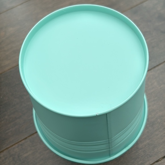 Turquoise Mint Green Craft Storage Set, Office Home Organization, Mason Jar Tin - Picture 6 of 12